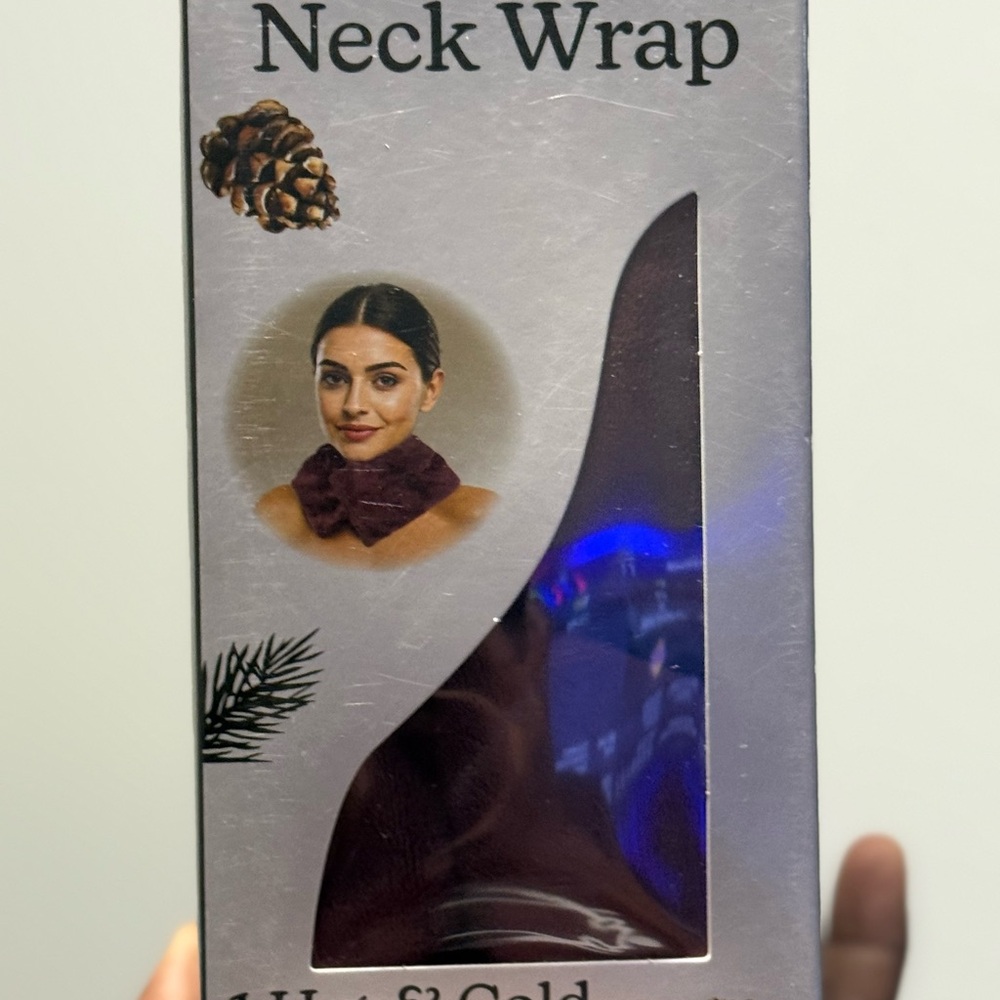 Burgundy Neck Wrap